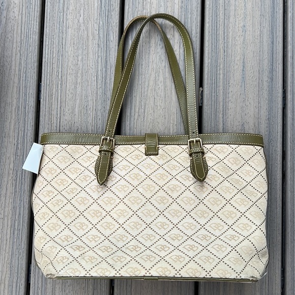 Dooney & Bourke Bags Dooney And Bourke Purse Tote Bag Green And Tan
